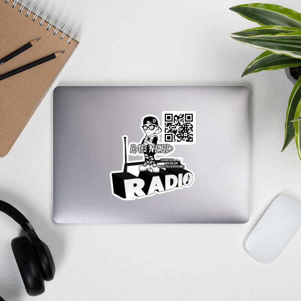 Thumbnail: 🔊 Rap Nerd Radio QR Sticker