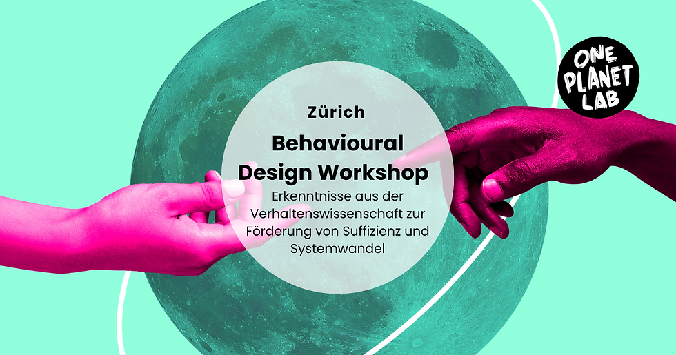 Behavioural Design Workshop