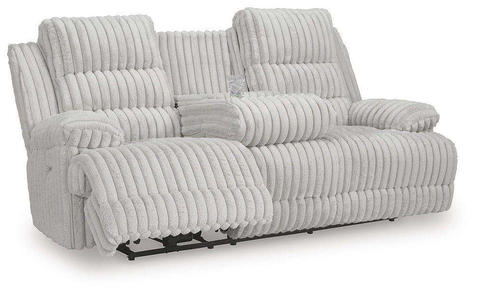 Rhines Falls Power Reclining Sofa with Drop Down Table