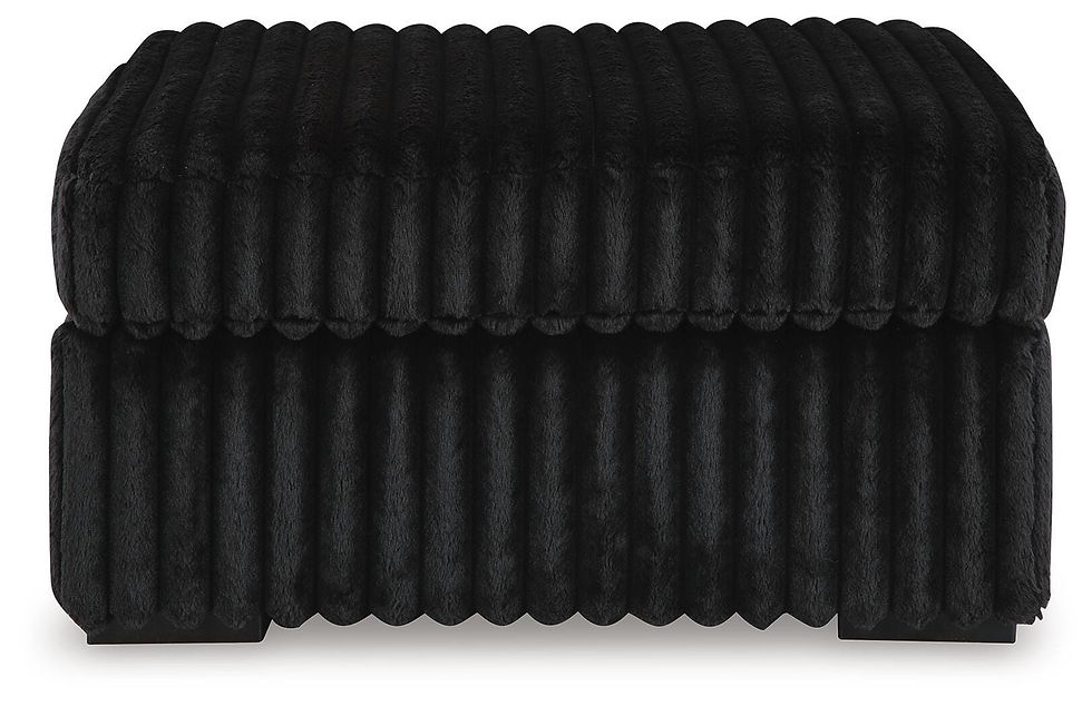 Thumbnail: Midnight-Madness Oversized Chaise and Oversized Accent Ottoman
