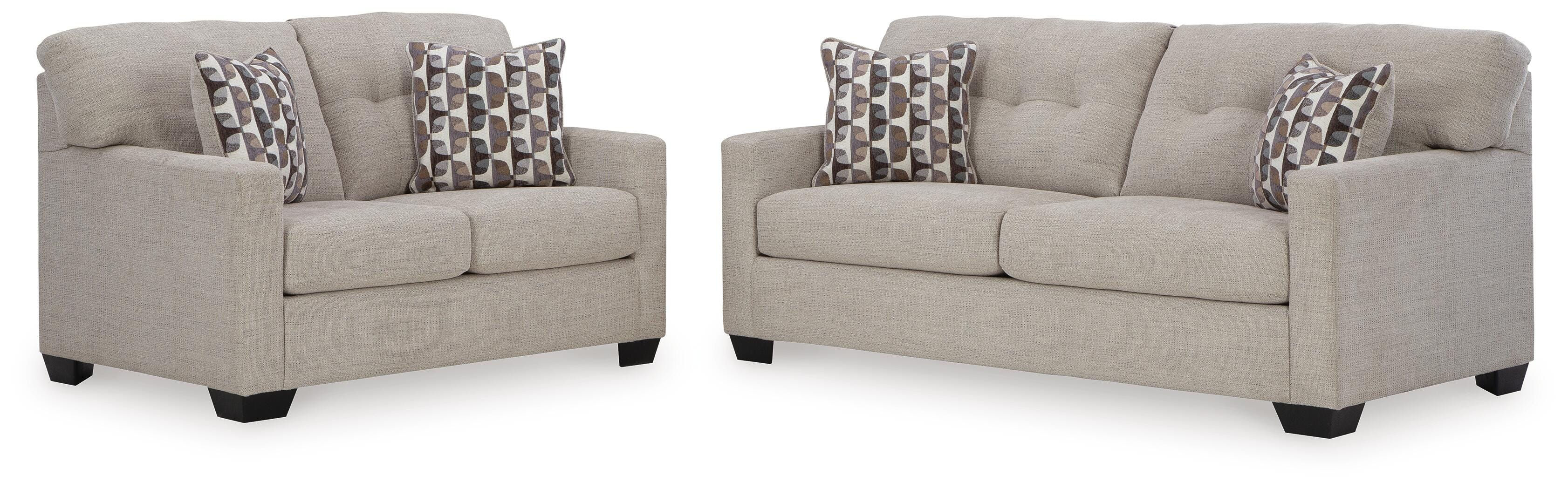 Mahoney Full Sofa Sleeper and Loveseat