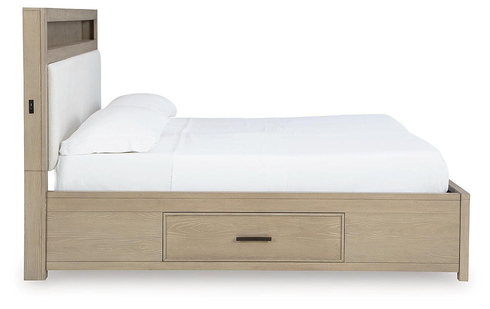 Thumbnail: Calmoro California King Bookcase Bed