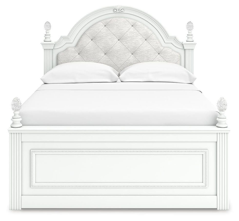 Thumbnail: Kozlani Full Upholstered Panel Bed with Storage