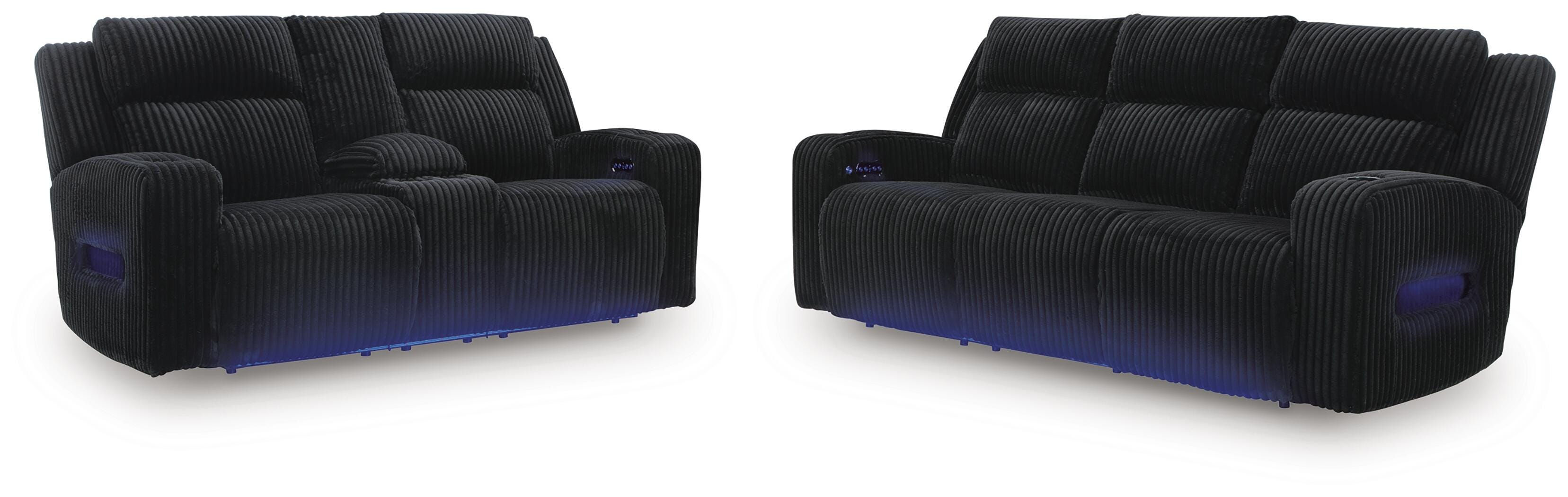 Belvarrow Power Reclining Sofa and Loveseat