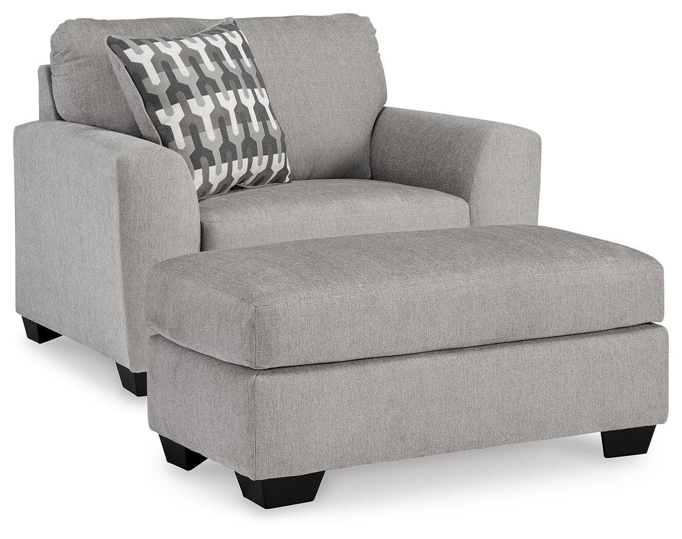 Avenal Park Oversized Chair and Ottoman