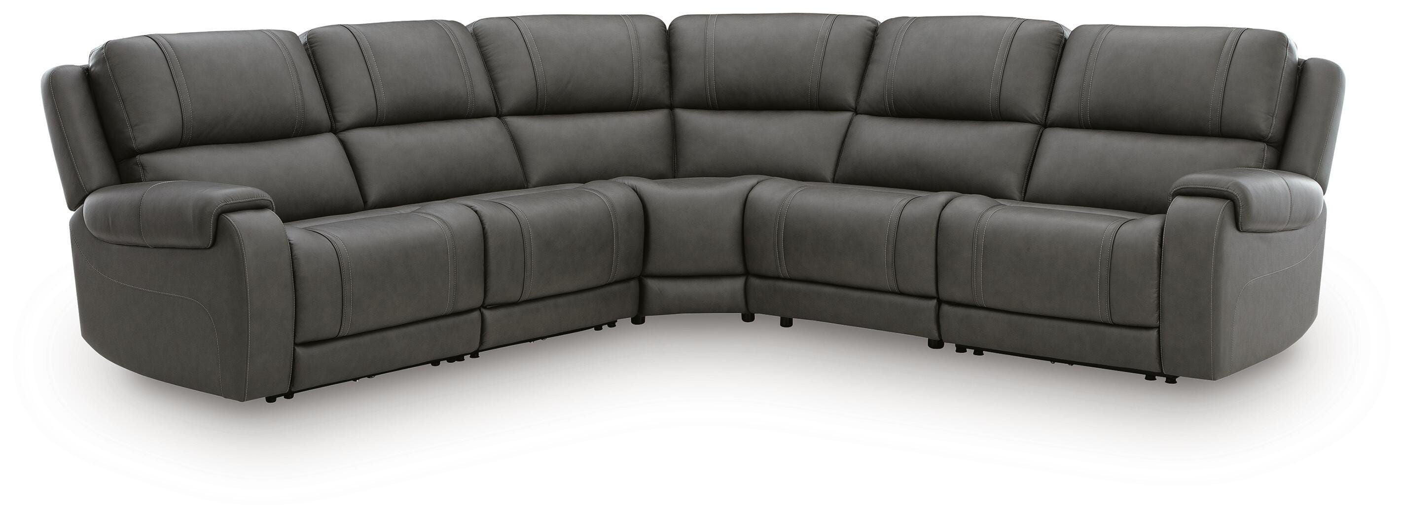 5Z - Pittson 5-Piece Power Reclining Sectional