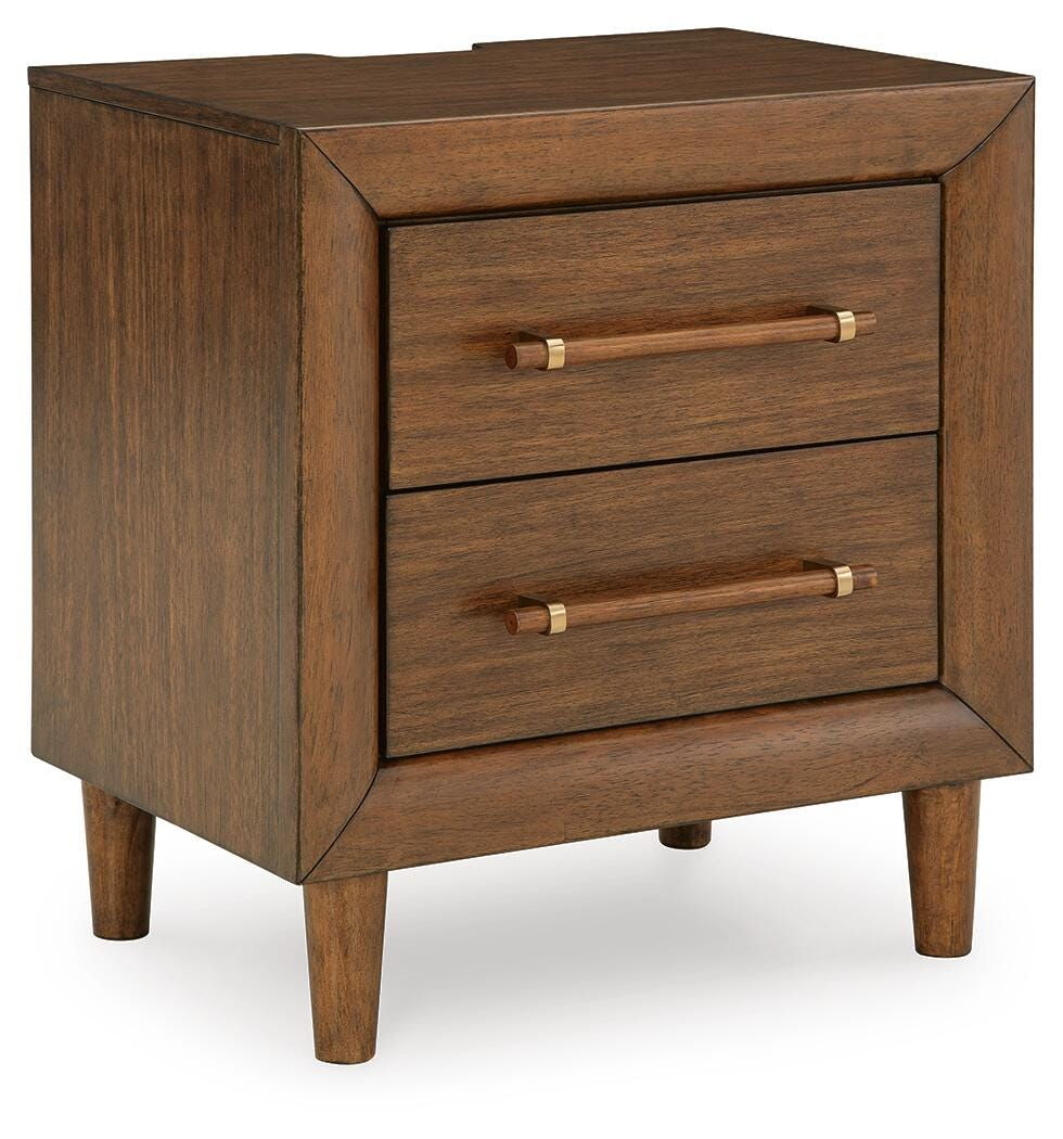 Thumbnail: Lyncott King Upholstered Bed, Chest and Nightstand