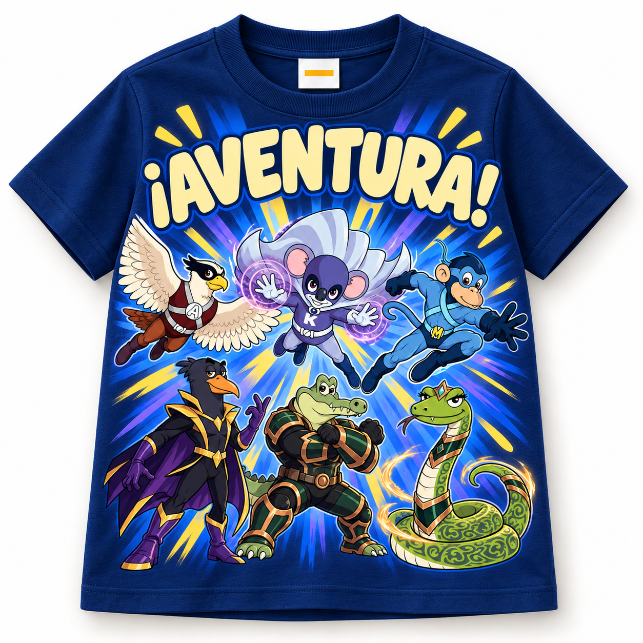 Camiseta Animartial · Los seis · Poderes