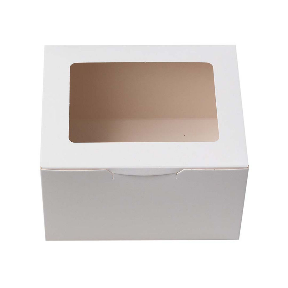 Thumbnail: กล่องประหยัด เค้ก 2 ชิ้น (L) ขนาด 12x15x9 cm – 10 กล่อง แบบทึบ/หน้าต่าง