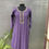 Thumbnail: Light Violet Vatican silk Kurti with hand embroidery at the yoke