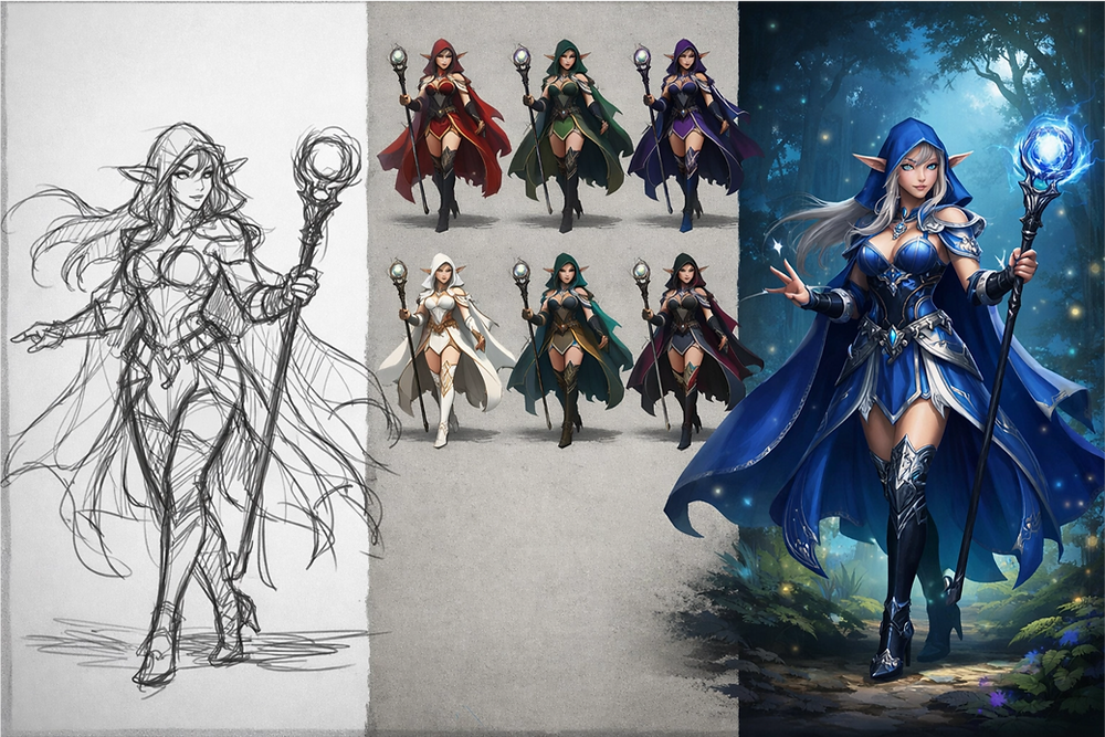 From Concept to Completion: A Deep Dive into the Game Character Design ...