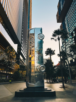 bus sculpture