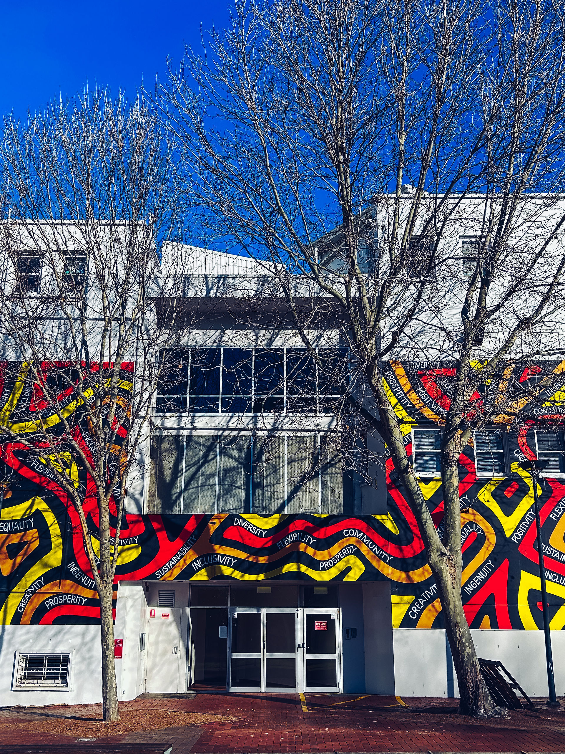 Street art mural Wollongong