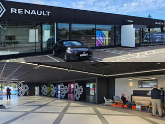 The Renault & Dacia dealership at King’s Lynn completes.