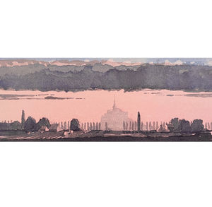 Panorama: Evening at Mont St. Michel