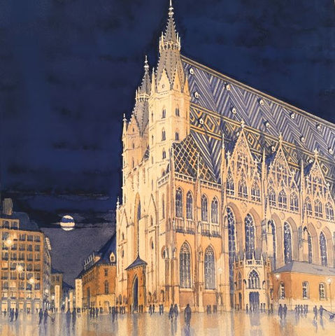 Nocturne: Stephansplatz, Vienna