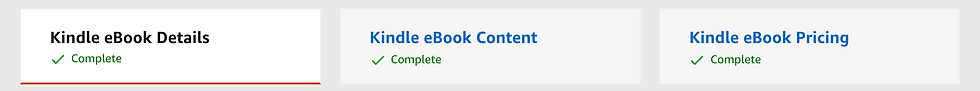 Kindle Category Keywords