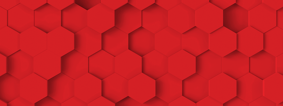 Red hexagons background