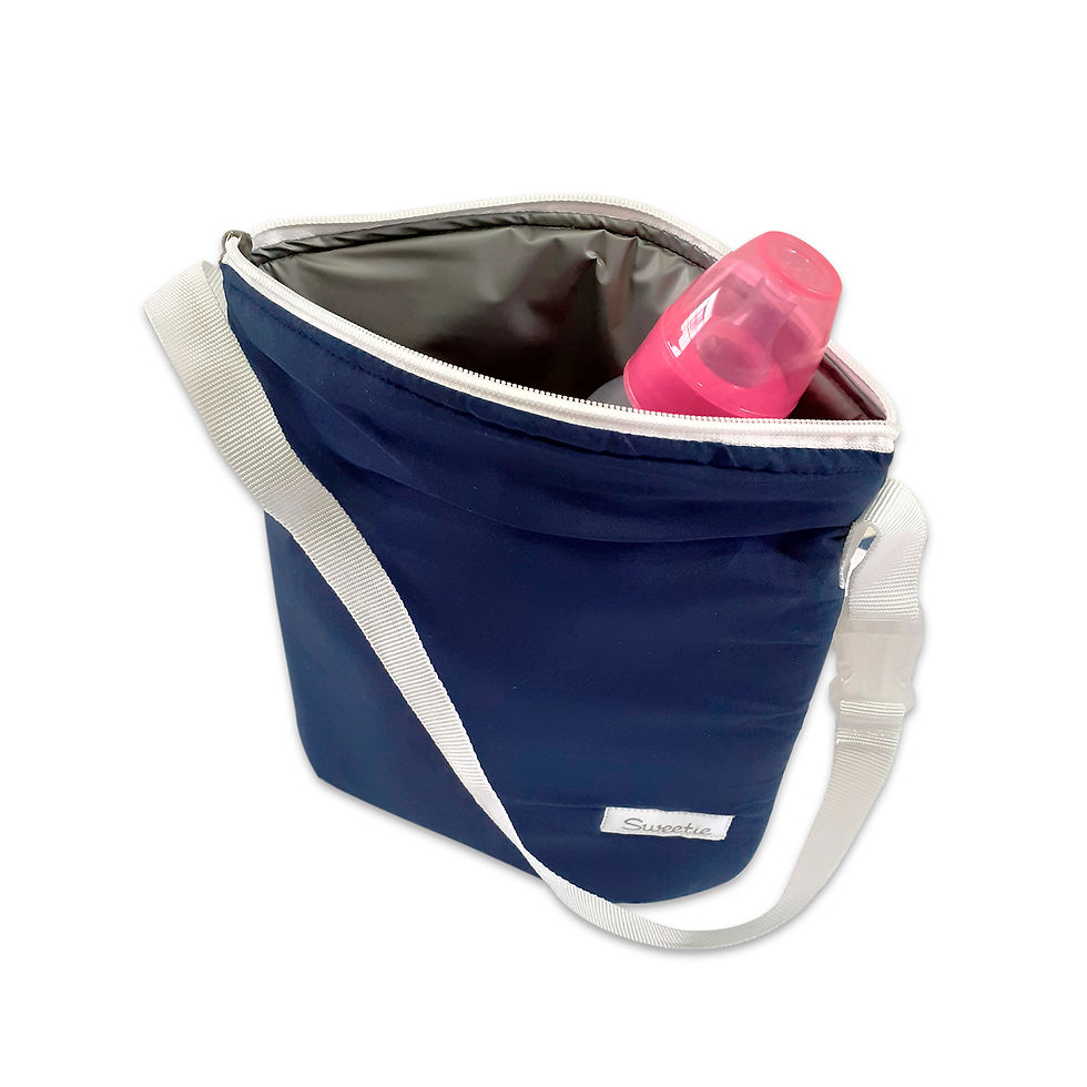 Miniatura: Sweetie - Porta biberones doble Azul