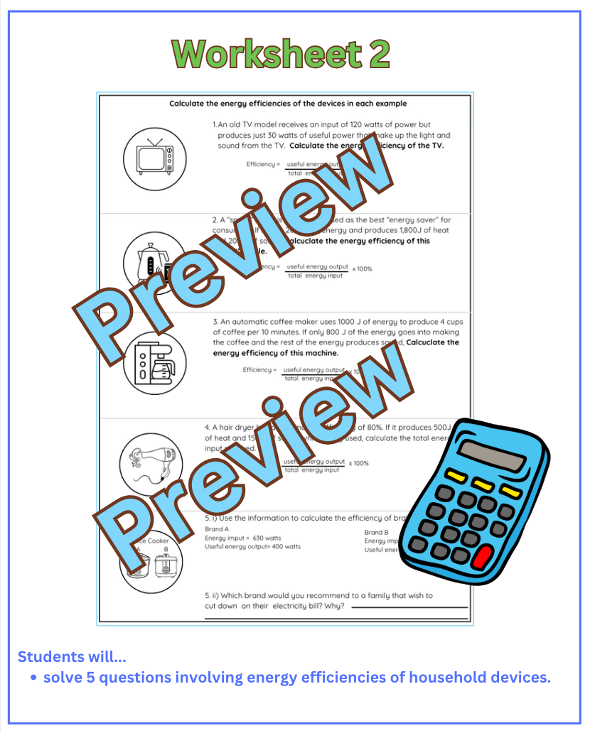 Thumbnail: Energy Efficiency And Conservation Worksheets And Activities