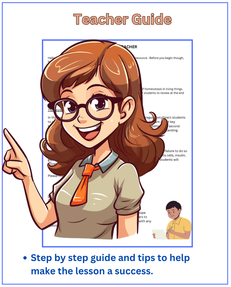 Thumbnail: Homeostasis Worksheets and Reading Activity