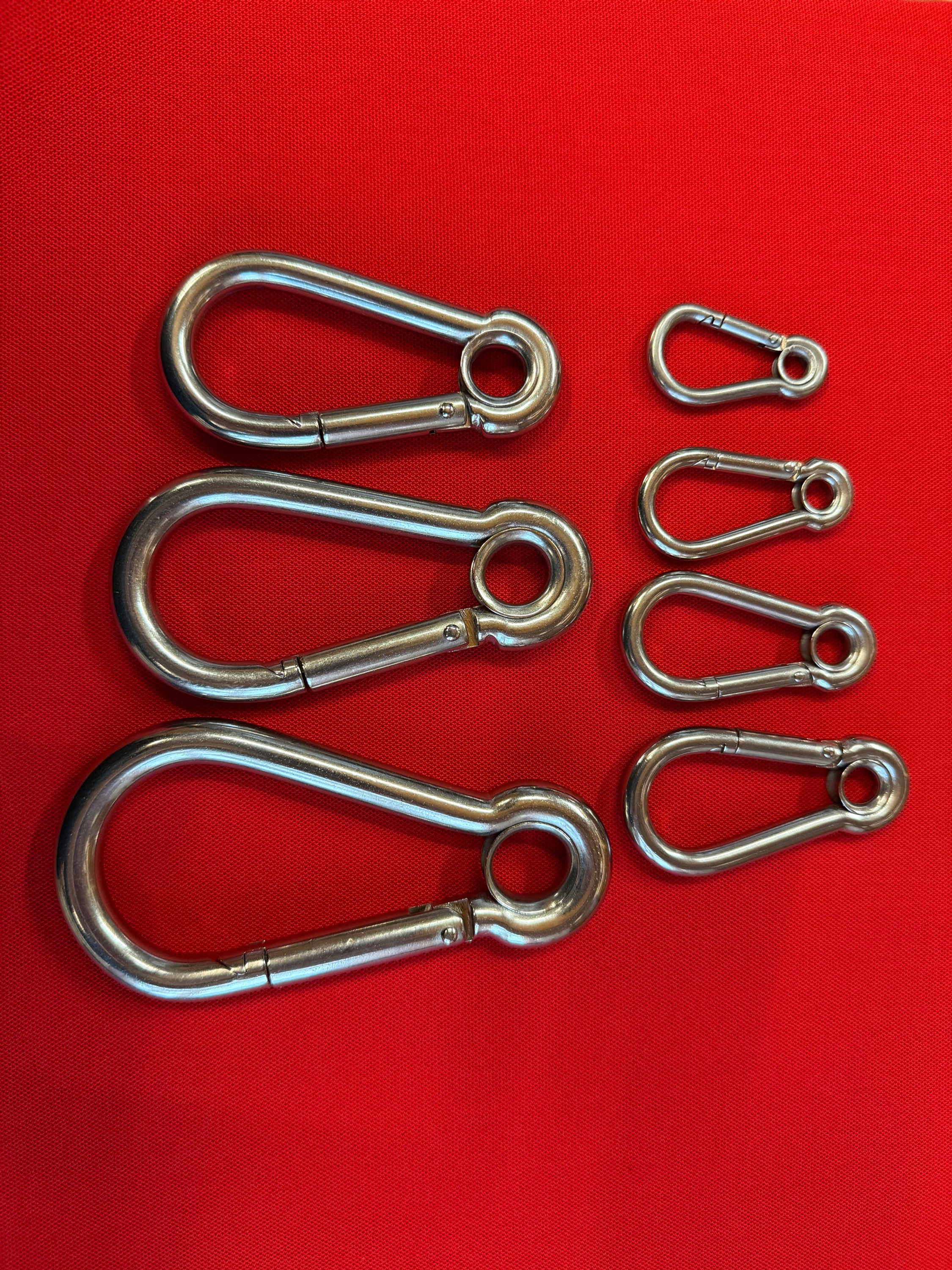 Stainless Steel Carabiner with eye