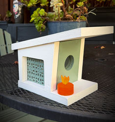 MCMinis handmade mid-century modern birdhouses