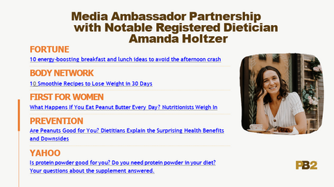 RD media ambassador Amanda Holtzer