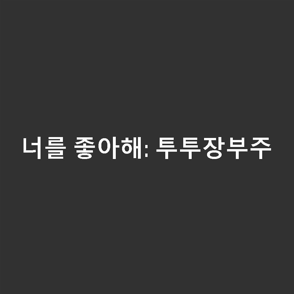너를 좋아해: 투투장부주