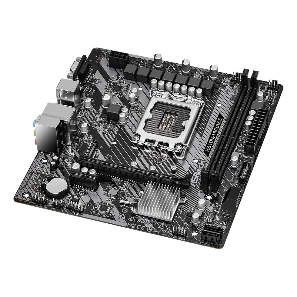 Thumbnail: ASRock H610M-HVS/M.2 R2.0 AMD AM4 MATX Gaming Motherboard