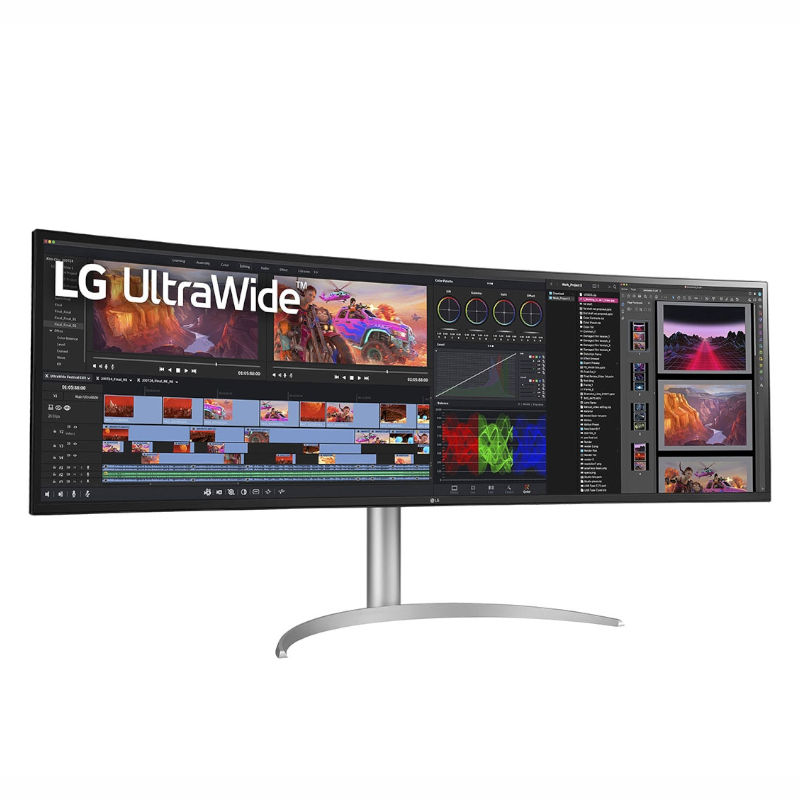 Thumbnail: LG UltraWide 49" Dual-QHD IPS Curved Monitor 144Hz with USB-C incl Speakers