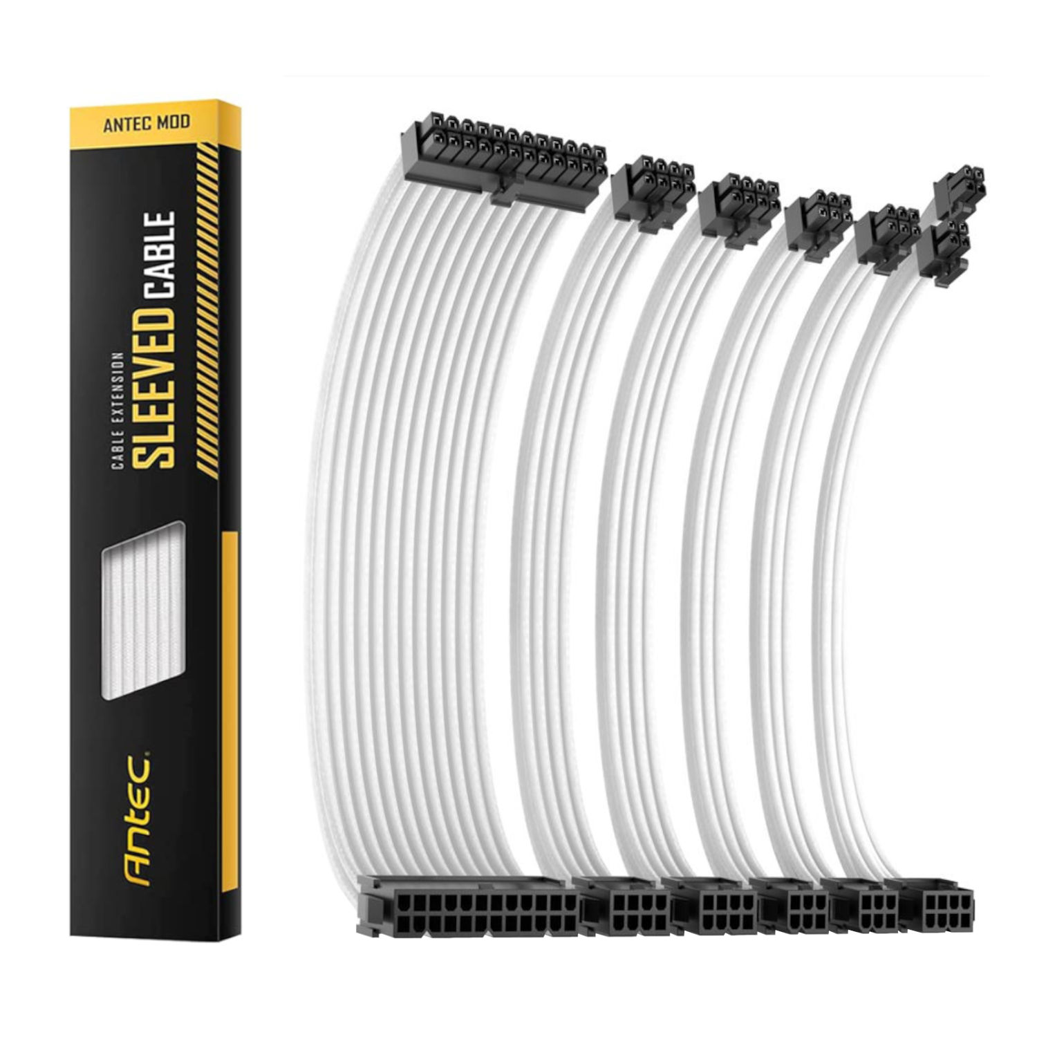 Antec Power Extension Cable 6pack White 300mm