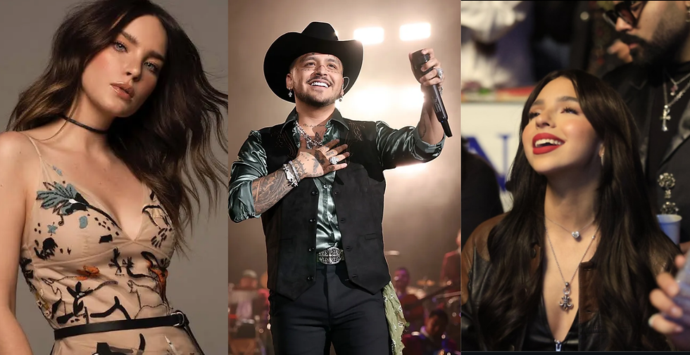 Belinda, Nodal, Angela Aguilar