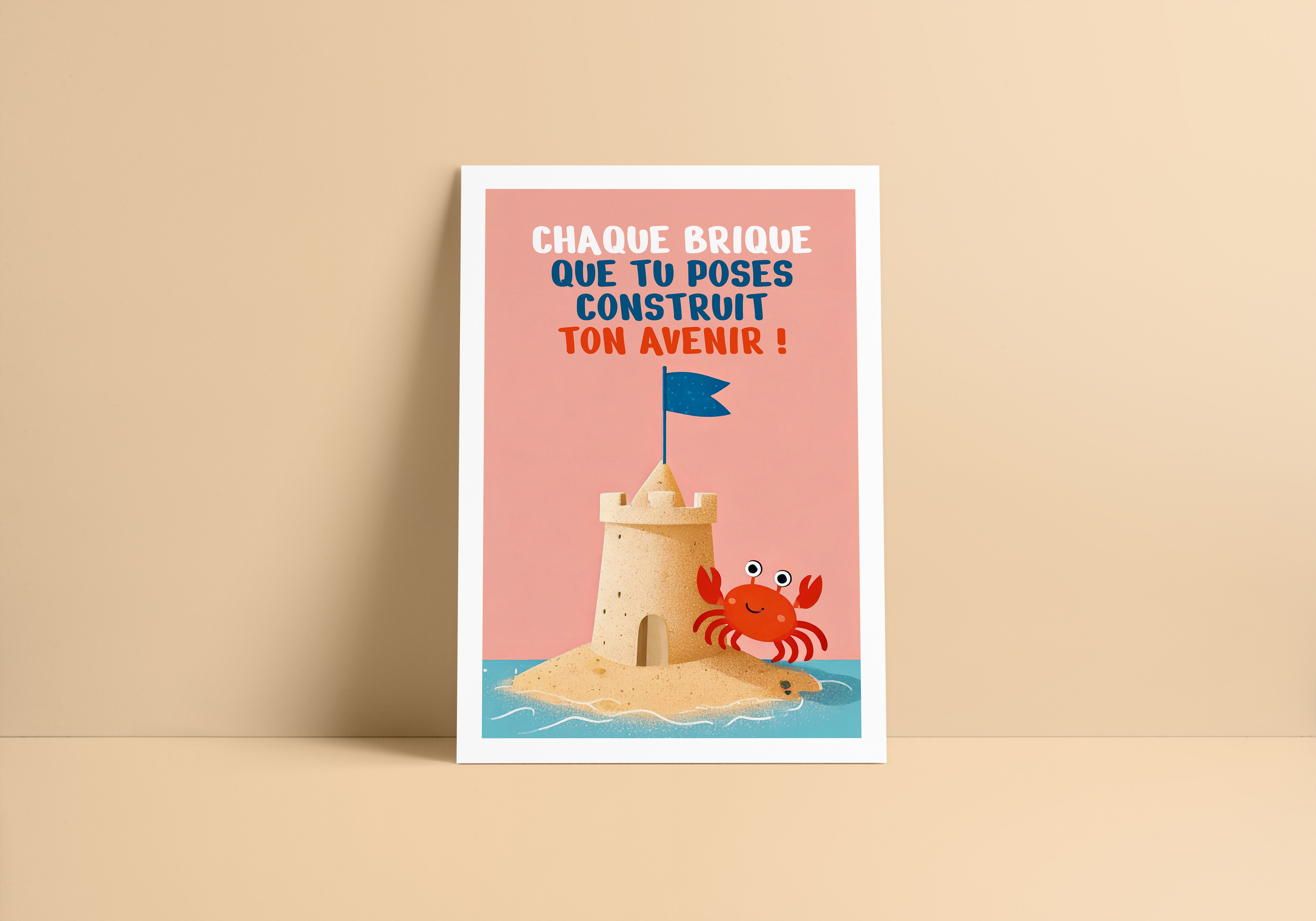 Chaque brique que tu poses construit ton avenir!