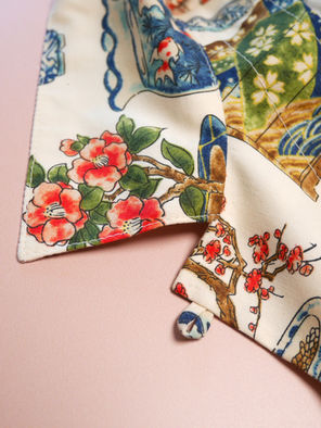 Chemise d'été à manches courte pour Femme, tissu Japonais