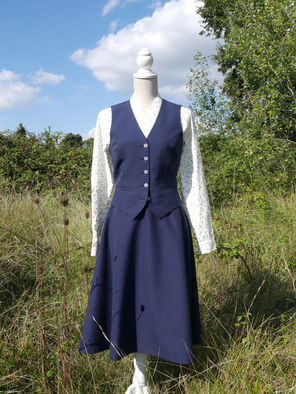 Gilet de costume femme