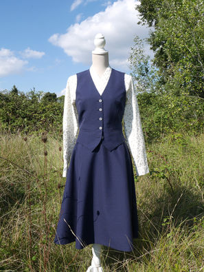 Gilet de costume femme