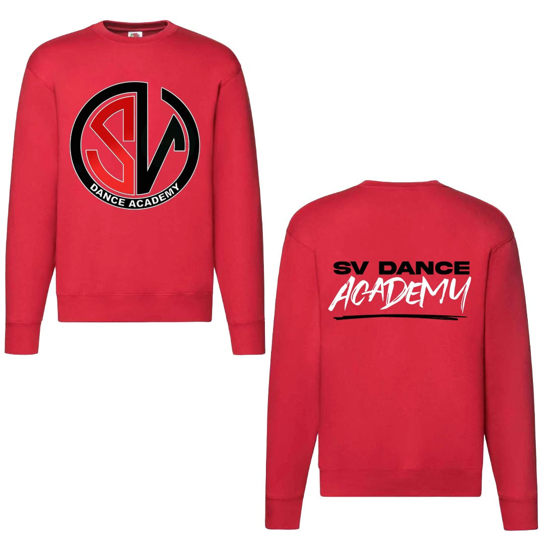 RED SWEATSHIRT - DESIGN TWO