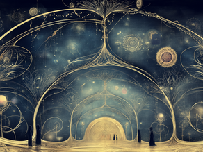 木漏れ日が揺れる森の中庭。そこに、動物たちが静かに集まっていました。