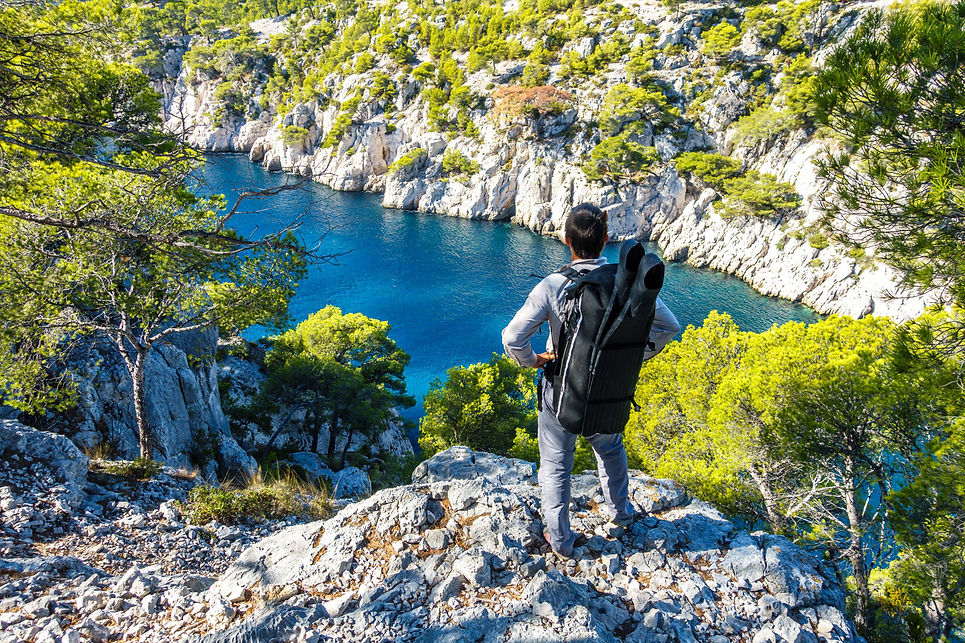 Setrekker sur la cote du Parc des Calanques