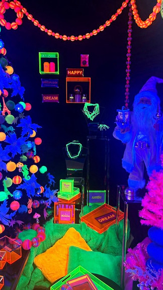 Torino: Natale 2025 stanza fluo