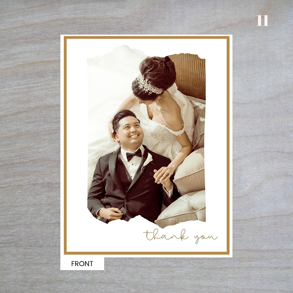 Thumbnail: "Adora" Vertical Standard Thank You Cards