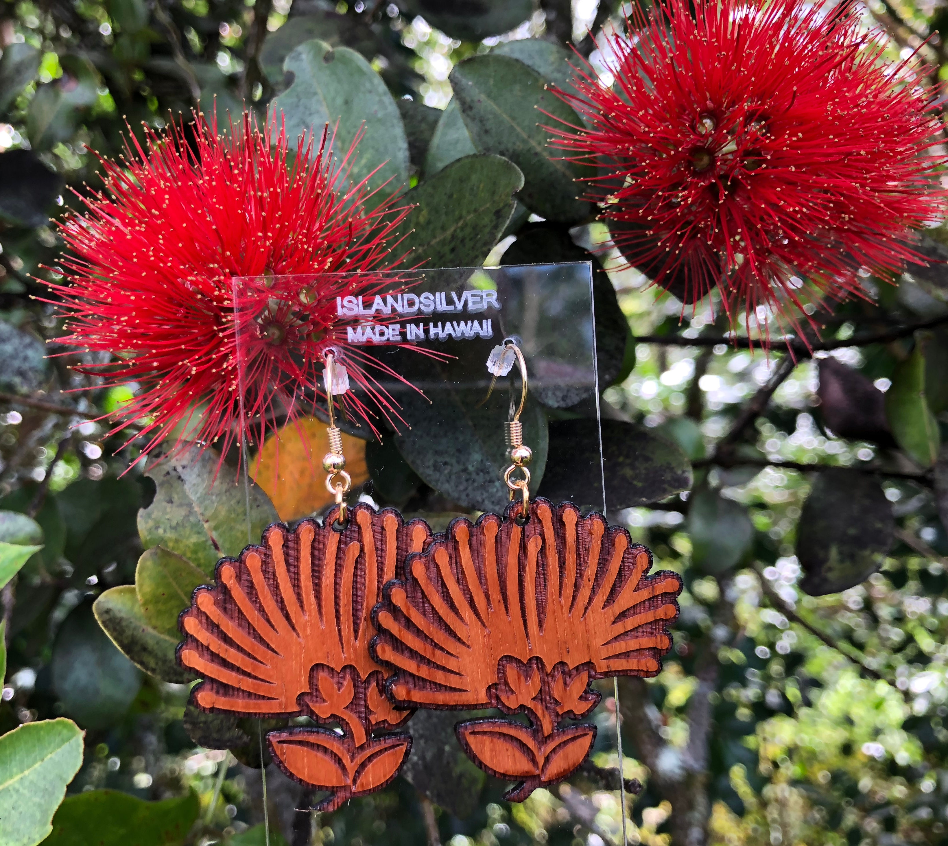 Ohi’a Earrings
