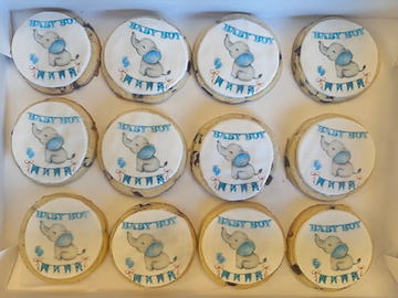 baby boy baby shower by malibu cookies