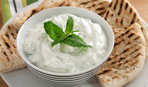 Tzatziki (pronounced jajiki)