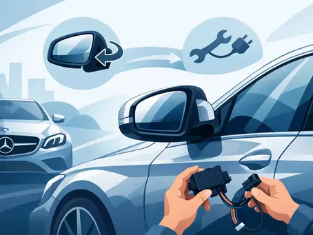 Mercedes Folding Mirrors Retrofit Guide
