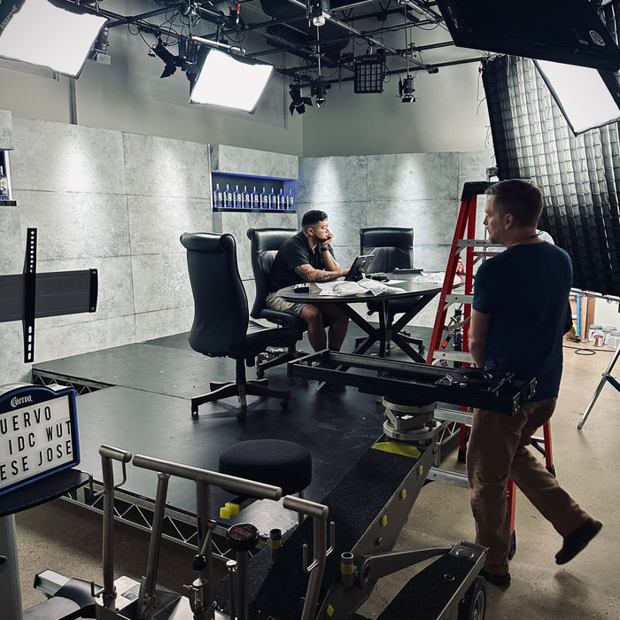 Jose Cuervo Commercial starring the cast of the show "Pardon My Take" by Barstool Sports, including PFT, Big Cat, and more.
Shot on Arri Alexa 35 and Arri Zeiss Signature Zoom Lenses. Fischer 10 dolly.