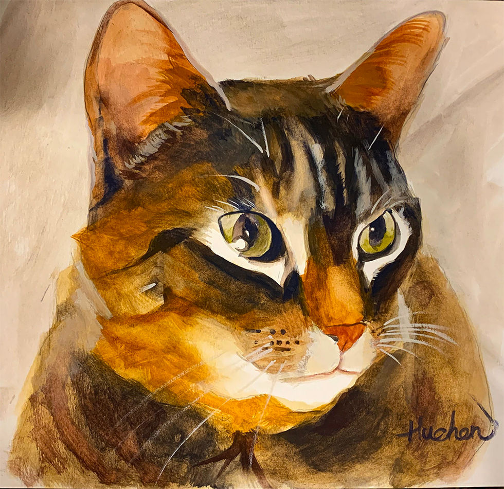 a gift to remember gouache (Sold)