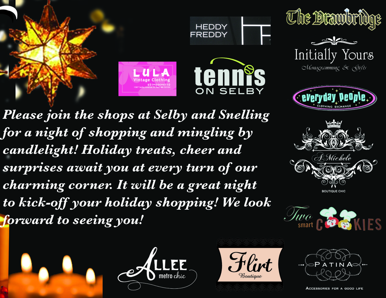 Shop by Candle Light