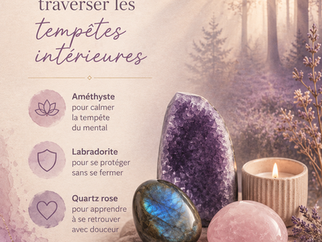 Ces pierres qui nous aident à traverser les tempêtes intérieures